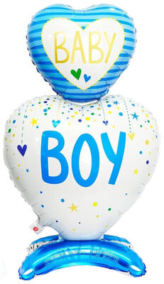 Sshape Ayaklı Baby Boy Folyo Balon 110cm