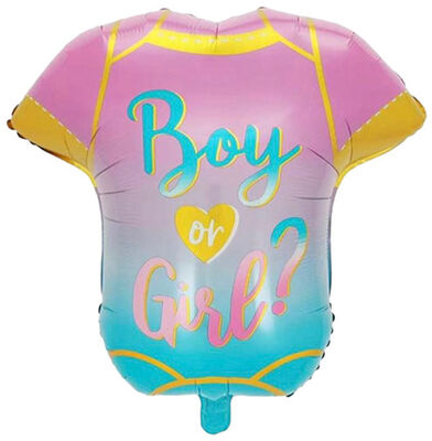 SShape Bebek Kıyafeti Folyo Boy Or Girl 