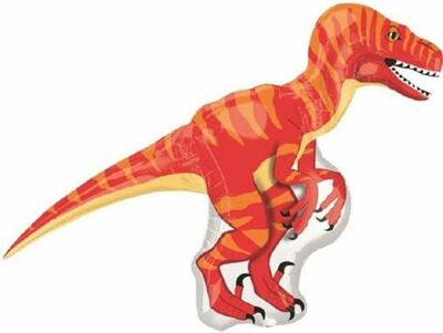SShape Dinozor Velociraptor Folyo Balon