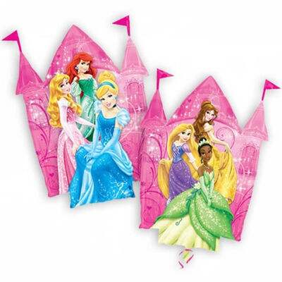 SShape Disney Prensesleri Şatosu Folyo Balon 66x88