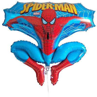 SShape Havaya Zıplayan Spiderman Folyo Balon