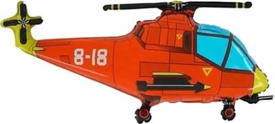SShape Helikopter Folyo Balon
