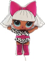 GRABO - SShape LOL Balon Diva Folyo Balon 94cm