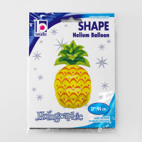 Parti Yıldızı - Sshape Pırıltılı Ananas Balon 94cm