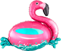 Sshape Şişme Flamingo Şeklinde Folyo Balon 76x68cm - Thumbnail