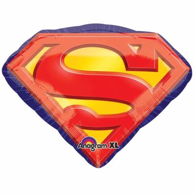 Sshape Superman Amblemi Balon 66x50cm