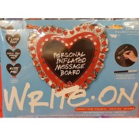 Sshape Yazılabilir Kalp Balon 71x71cm - Thumbnail