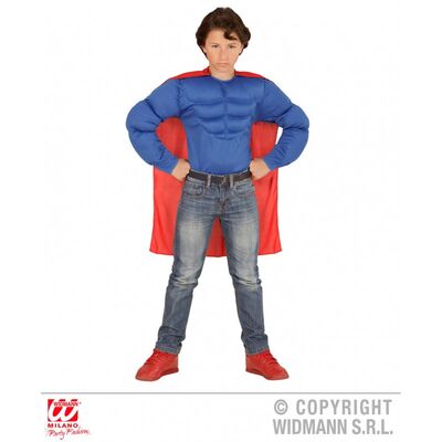 Superman Çocuk Kostümü ve Pelerini 8-10 Yaş