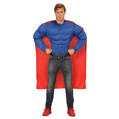 Superman Kostüm ve Pelerin - S Beden