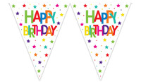 Parti Yıldızı - Superstar Birthday Üçgen Bayrak Afiş