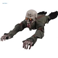 Parti Yıldızı - Halloween Dekor Süs Sürünen Zombi Dokunmaya Duyarlı
