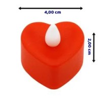 Parti Yıldızı - Tealight Kalp Led