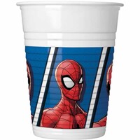 Parti Yıldızı - Team Up Spiderman 8 li Plastik Bardak