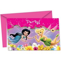 Parti Yıldızı - Tinkerbell Fairies Davetiye