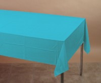 Parti Yıldızı - Turkuaz Mavi Masa Örtüsü ( Yerli Üretim )