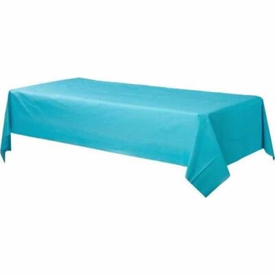 Mavi Renk Plastik Masa Örtüsü 137x274cm