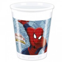 Parti Yıldızı - Ultimate Spiderman 8 li Plastik Bardak