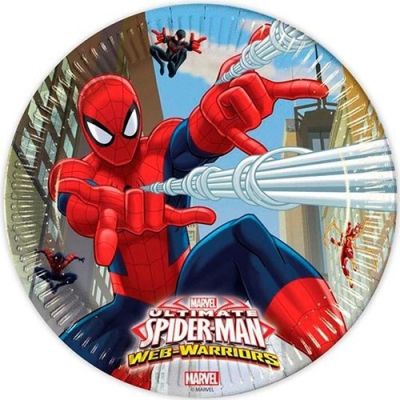 Ultimate Spiderman Büyük Tabak 8 Adet