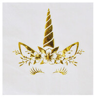 PD - Unicorn Gold Baskılı Peçete 33x33cm (16ad)