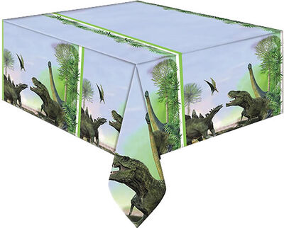 Vahşi Dinozor Dünyası Masa Örtüsü 120x180cm