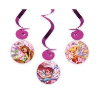 Parti Yıldızı - Winx Powerment 3 lü Asma Süs