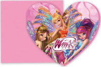 Parti Yıldızı - Winx Powerment Kalp Davetiye