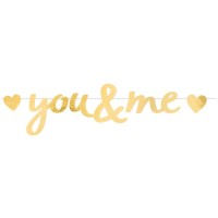 AMSCAN - You&Me Harf Afiş